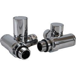 Flume / Flume Dual Fuel Corner Radiator Valve Angled