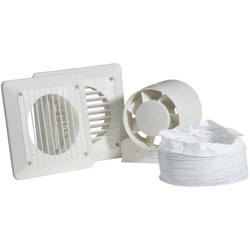 Airvent / Airvent 100mm In-line Shower Extractor Fan Kit Timer