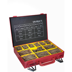 Ulti-Mate II / Ulti-Mate II Stick-Fit Zinc & Yellow Plated Screw Metal Case 