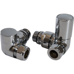 Flume / Flume Corner Radiator Valve Angled