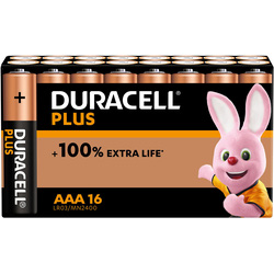 Duracell / Duracell Plus AAA Batteries +100% Extra Life