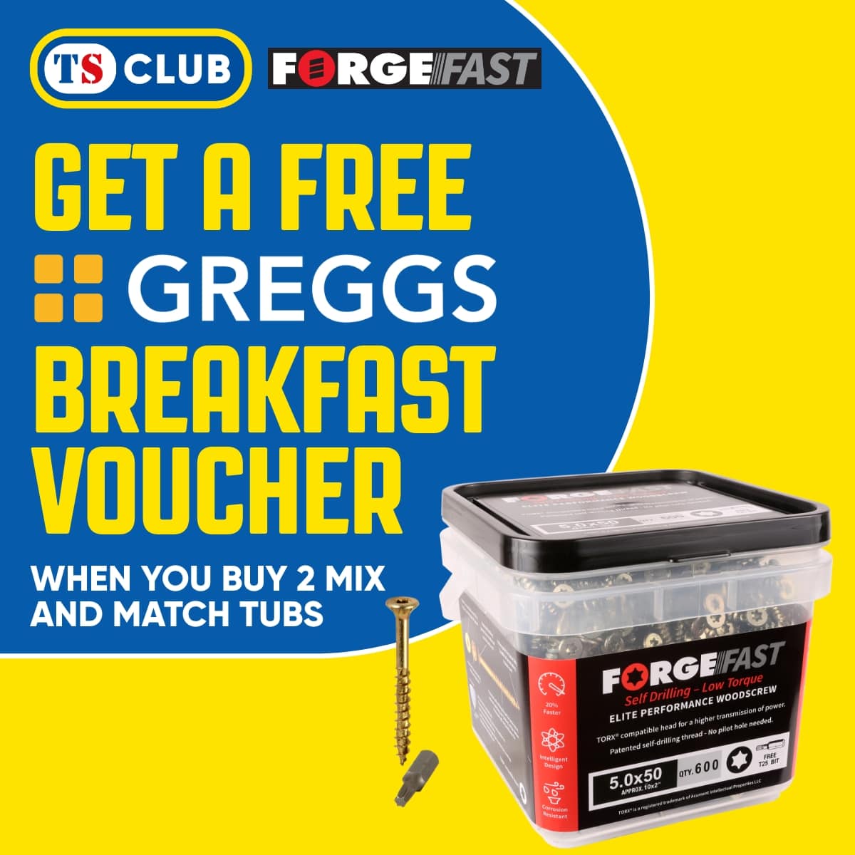 Free Greggs Breakfast with ForgeFast