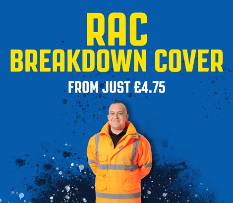 Breakdown Cover From Just £4.75 a Month With RAC