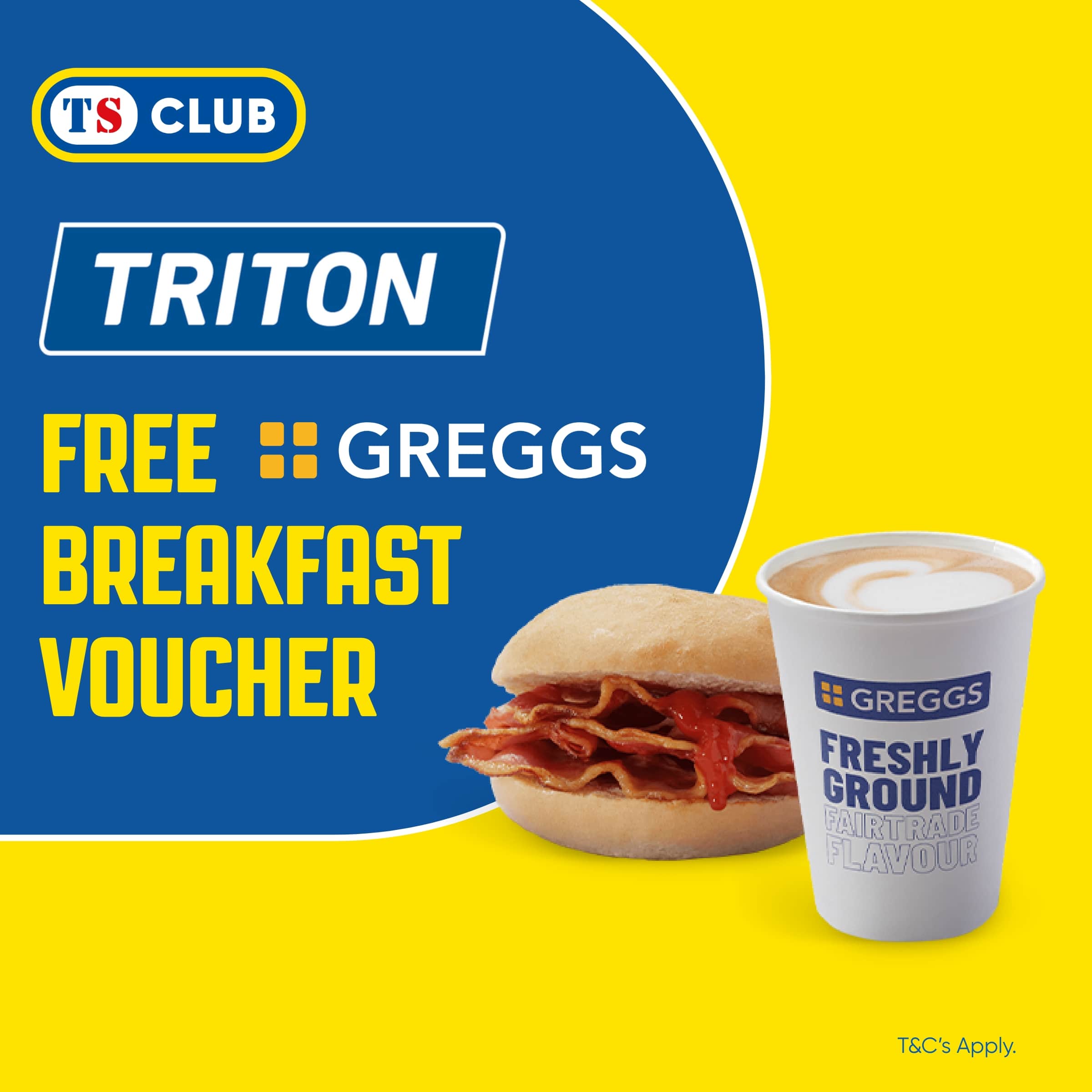 Win a Free Greggs Voucher With Triton Showers
