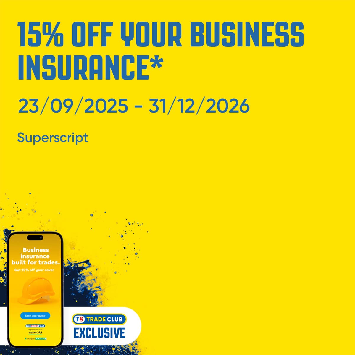 15% off Your Business Insurance with Superscript